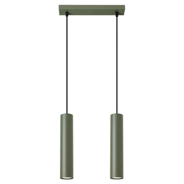 Lampa wisząca Sollux SL.1485 Lagos 2 Olive Green