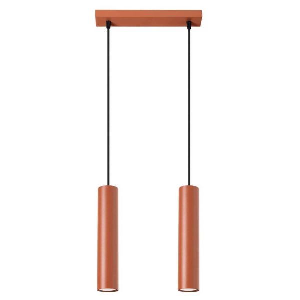 Lampa wisząca Sollux SL.1490 Lagos 2 Red Ochre