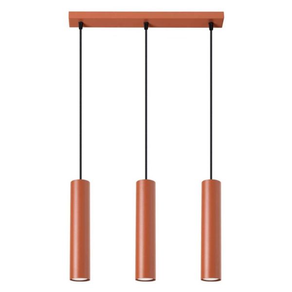 Підвісний світильник Sollux SL.1491 Lagos 3L Red Ochre