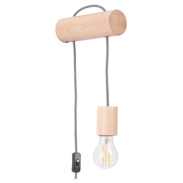 Kinkiet Sollux SL.1644 Nimbi E27 Natural Wood