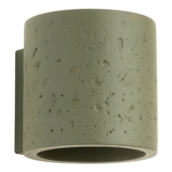 Kinkiet Sollux SL.1839 Orbis Beton Zielona Oliwka