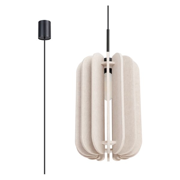 Lampa wisząca Sollux SL.1857 Mula 27 Beżowa