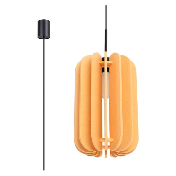 Lampa wisząca Sollux SL.1858 Mula 27 Żółta