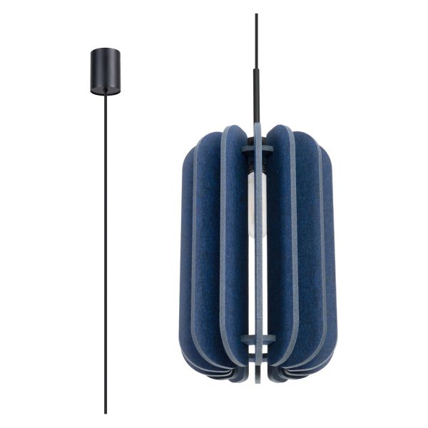 Lampa wisząca Sollux SL.1859 Mula 27 Granatowa