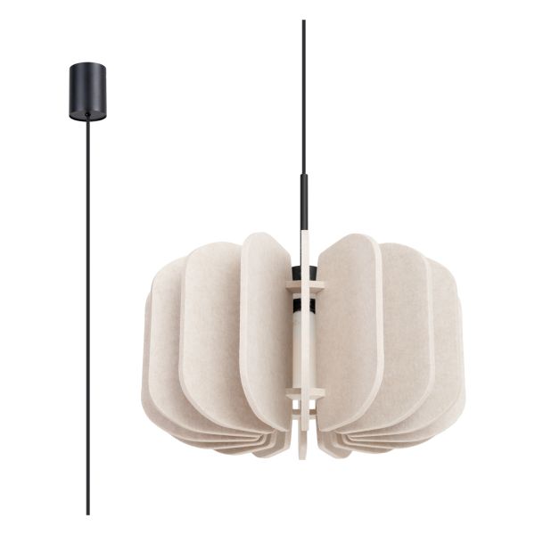 Lampa wisząca Sollux SL.1860 Mula 45 Beżowa