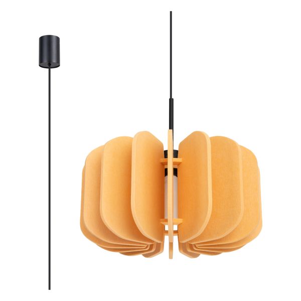 Lampa wisząca Sollux SL.1861 Mula 45 Żółta