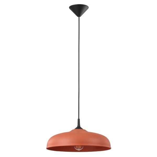 Lampa wisząca Sollux SL.2062 Gina ochra czerwona
