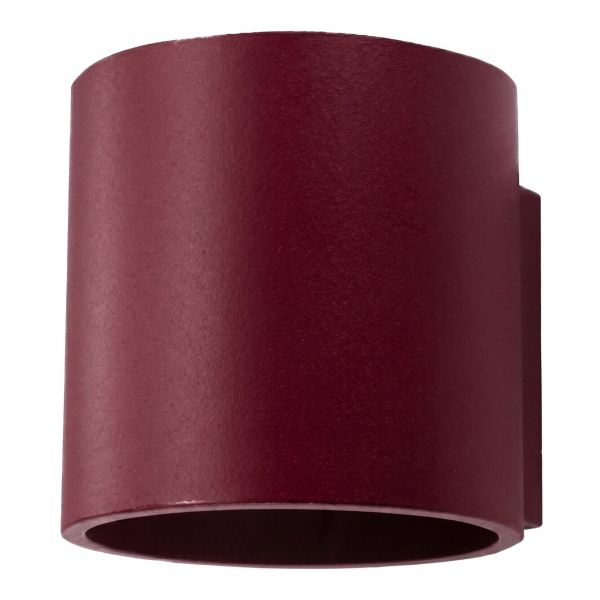 Lampa ścienna Sollux SL.2098 Orbis 1 burgund