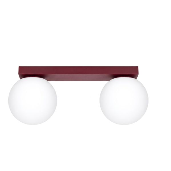 Plafon sufitowy Sollux SL.2251 Yoli 2 burgund