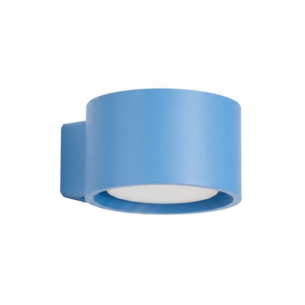 Lampa ścienna Sollux SL.2485 Modo 1 błękitny Gx53