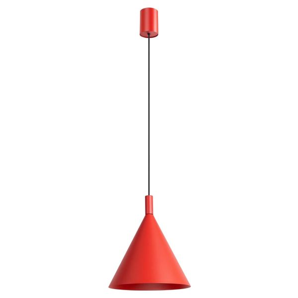 Lampa wisząca Sollux SL.2533 Nox 25 czerwona