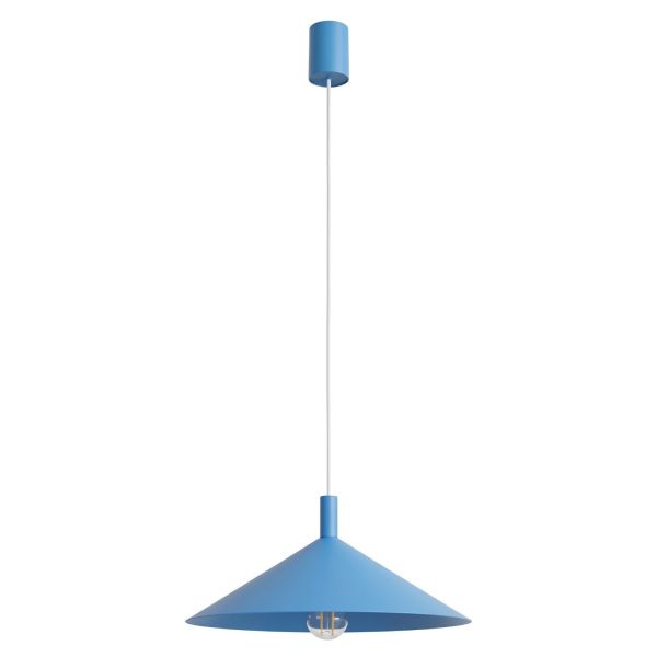Lampa wisząca Sollux SL.2550 Nox 40 błękitna