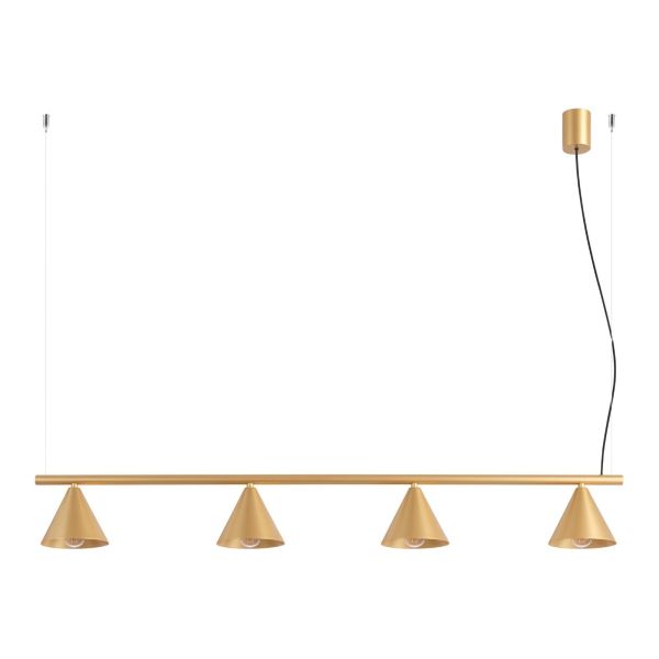 Lampa wisząca Sollux SL.2553 Nox 4L złota