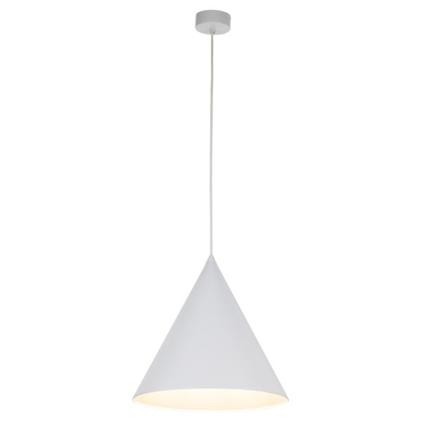 Lampa wisząca TK Lighting 10009 Cono White 1 L