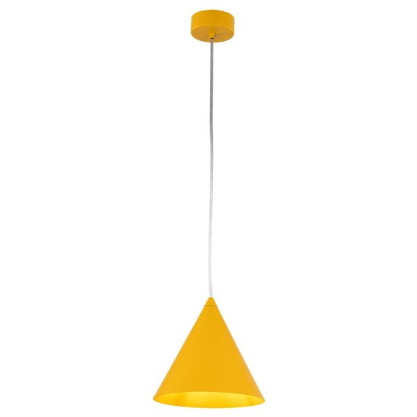 Lampa wisząca TK Lighting 10077 Cono Yellow 1 S