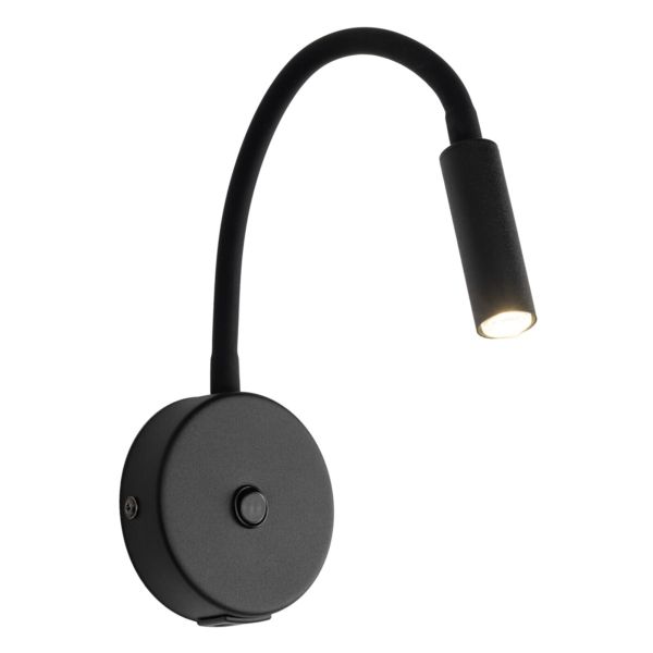 Kinkiet TK Lighting 10200 Lagos Black 1 USB