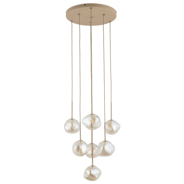 Підвісний світильник TK Lighting 11329 Lava Sabia Lampa Wisząca 7xG9