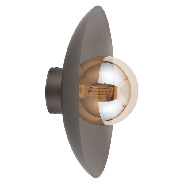 Kinkiet TK Lighting 11352 Slate New Brown Glass