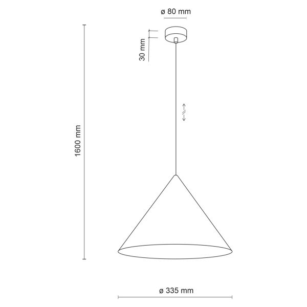 Zdjęcie produktu TK Lighting 11419 Cono L Pistacio