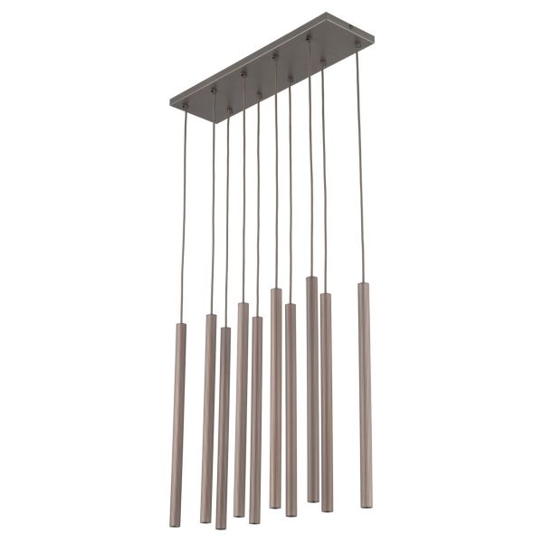 Lampa wisząca TK Lighting 11490 Ferro New Brown Listwa