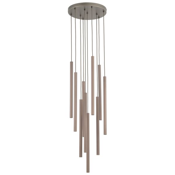 Lampa wisząca TK Lighting 11493 Ferro New Brown Koło