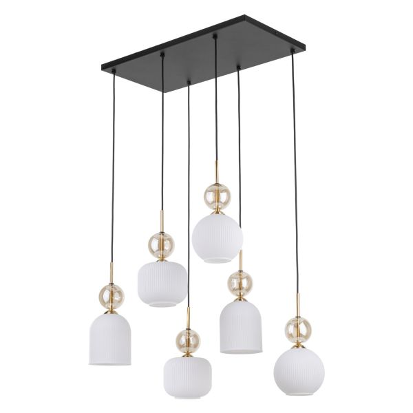 Lampa wisząca TK Lighting 11594 Sophia Cognac White