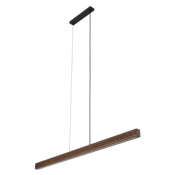 Lampa wisząca TK Lighting 11653 Viga Wood Led Sosna Szczotkowana Orzech