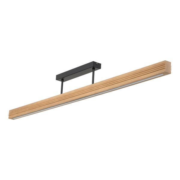 Żyrandol TK Lighting 11691 Viga Wood Led Sosna Szczotkowana Postarzana Lampa Suftowa