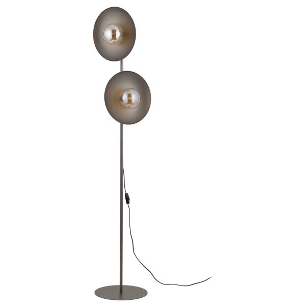 Lampa podłogowa TK Lighting 16190 Slate New Brown Glass