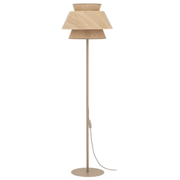 Lampa podłogowa TK Lighting 16225 Kalum Wood Lampa Podłogowa 1xE27