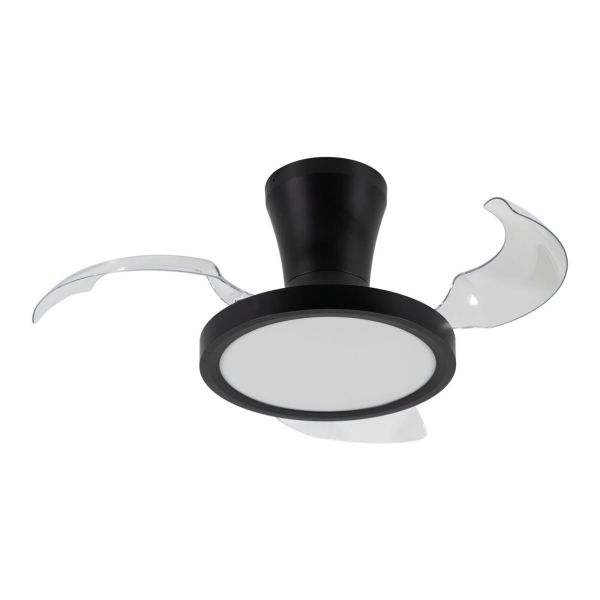 Lampa z wiatrakiem TK Lighting 18199 Breeze Black