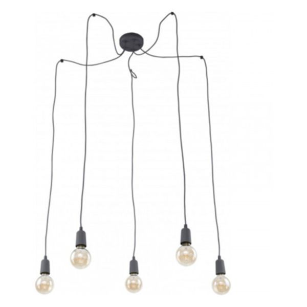 Żyrandol TK Lighting 2685 Qualle Gray