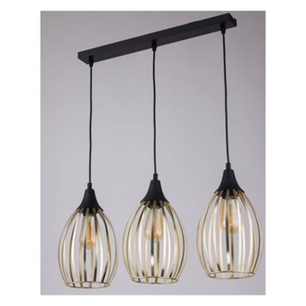 Lampa wisząca TK Lighting 2817 Liza Gold