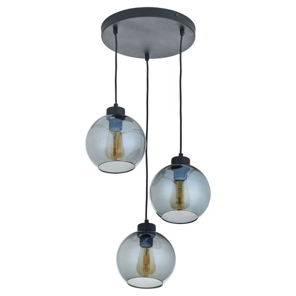 Lampa wisząca TK Lighting 2819 Cubus Graphite