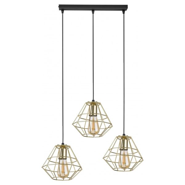 Підвісний світильник TK Lighting 4111 Diamond Gold