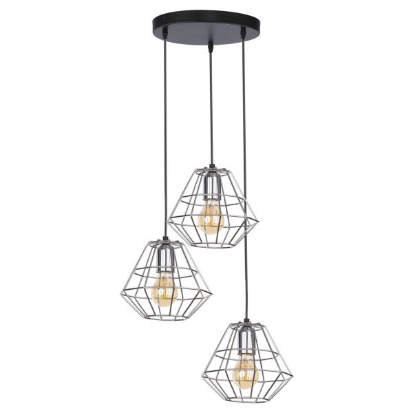 Підвісний світильник TK Lighting 4277 Diamond Silver