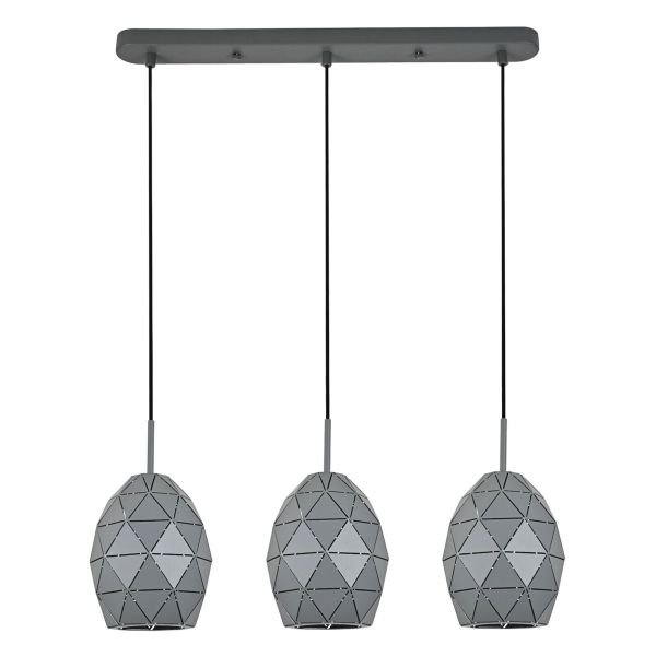 Lampa wisząca TK Lighting 6998 Egana Graphite