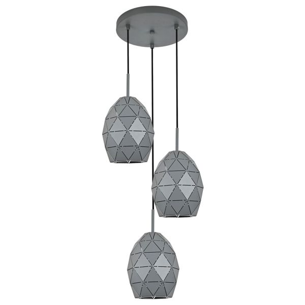 Lampa wisząca TK Lighting 6999 Egana Graphite