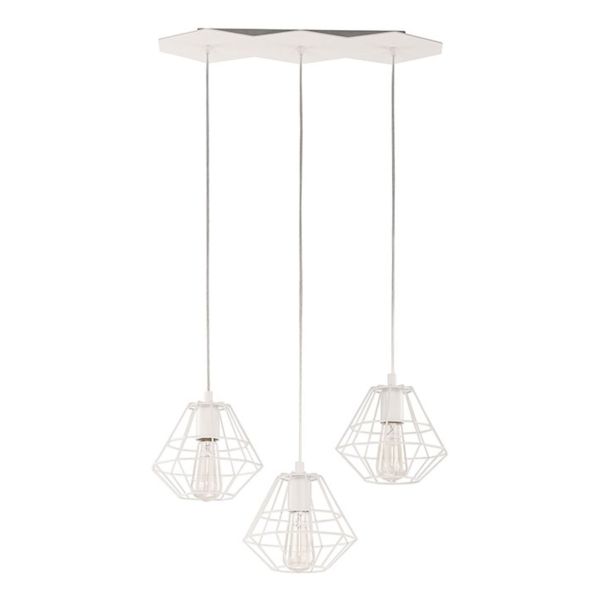 Lampa wisząca TK Lighting 848 Diamond White