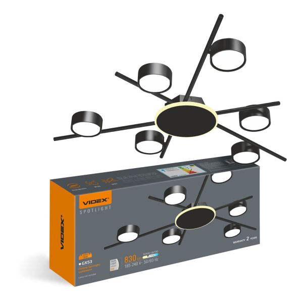 Żyrandol Videx 28505 VL-SPF22B-BB