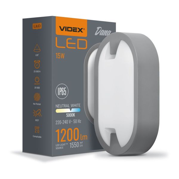 Lampa ścienna Videx VLE-BH12O-155