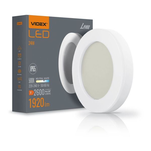 Plafon sufitowy Videx VLE-BHFR-245