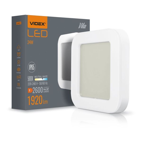 Plafon sufitowy Videx VLE-BHFS-245