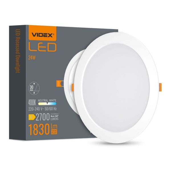 Plafon sufitowy Videx VLE-DLBR-244