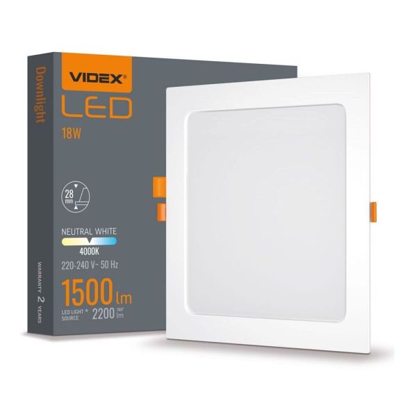 Plafon sufitowy Videx VLE-DLBS-184