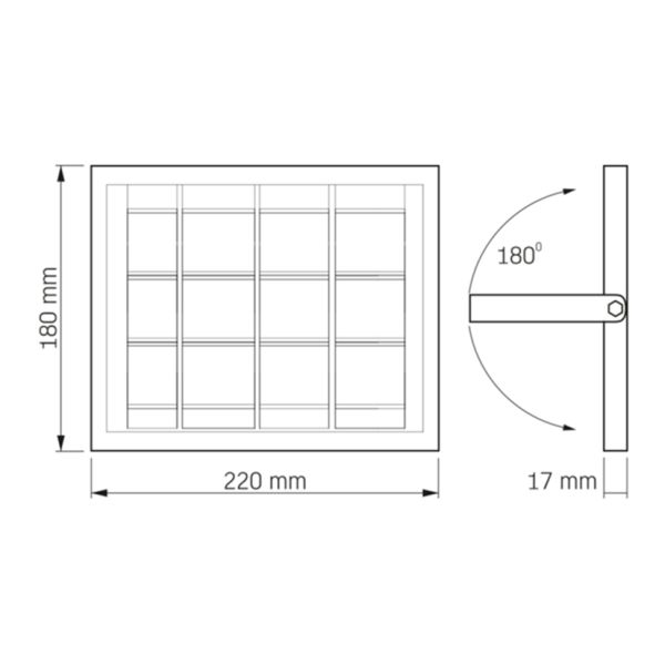 Obraz z informacjami o produkcie Videx 27409 VLE-FSO3-205
