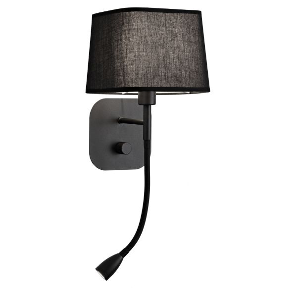 Kinkiet Viokef 4174601 Wall Light Black Hendrix