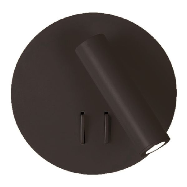 Spot Viokef 4188201 Wall Lamp Led Black Round Moby
