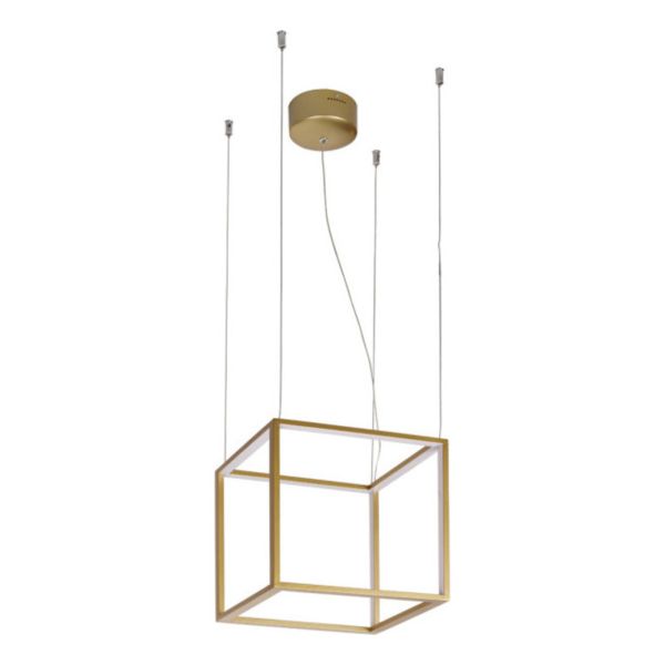 Lampa wisząca Viokef 4207100 Gold-cube