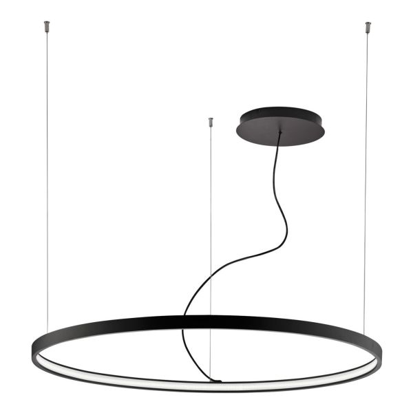 Lampa wisząca Viokef 4224401 Pendant Light Black D:1200 Verdi